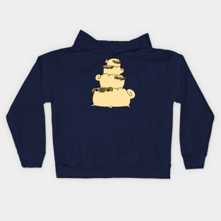 Pug Pile Kids Hoodie